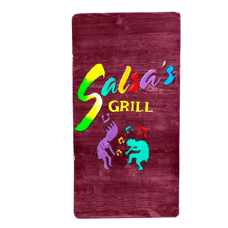 Tapa Salsas en acabado Rojizo