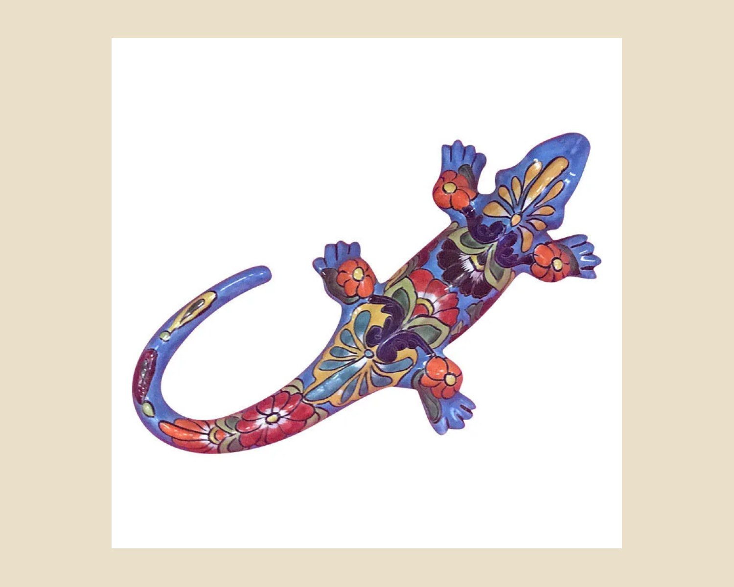 LAGARTIJAS — Decoración artesanal de Tonalá, Jalisco