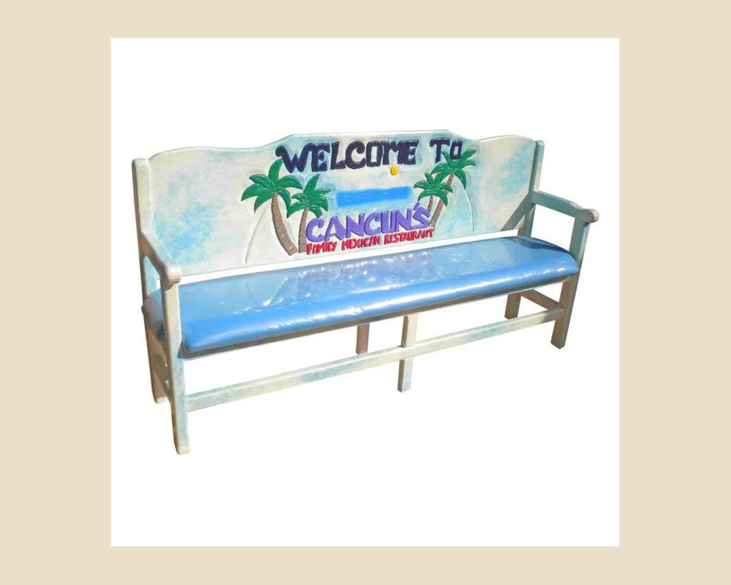BANCA PLAYA — Muebles artesanal de Tonalá, Jalisco