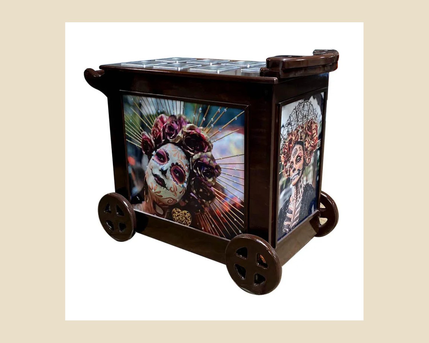 ESTACIÓN CARRITO CATRINA — Muebles artesanal de madera, hecho a mano en Tonalá, Jalisco