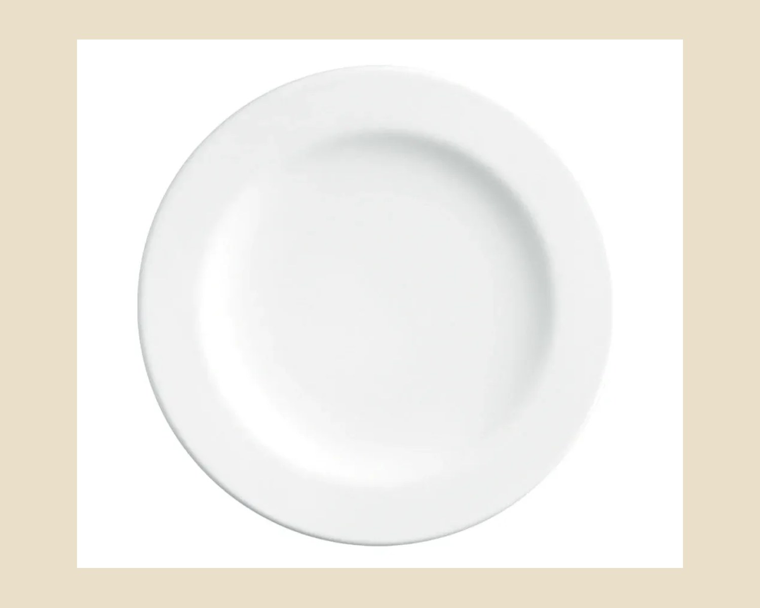 Caja de 24 piezas Plato Trinche Blanco Polar de 26 cm | Anfora — Platos artesanal de madera, hecho a mano en Tonalá, Jalisco
