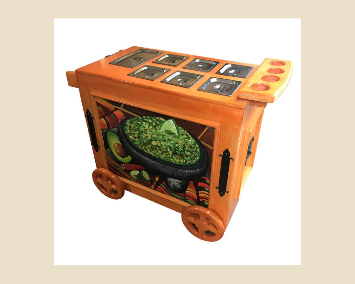 ESTACIÓN CARRITO GUACAMOLE — Muebles artesanal de madera, hecho a mano en Tonalá, Jalisco