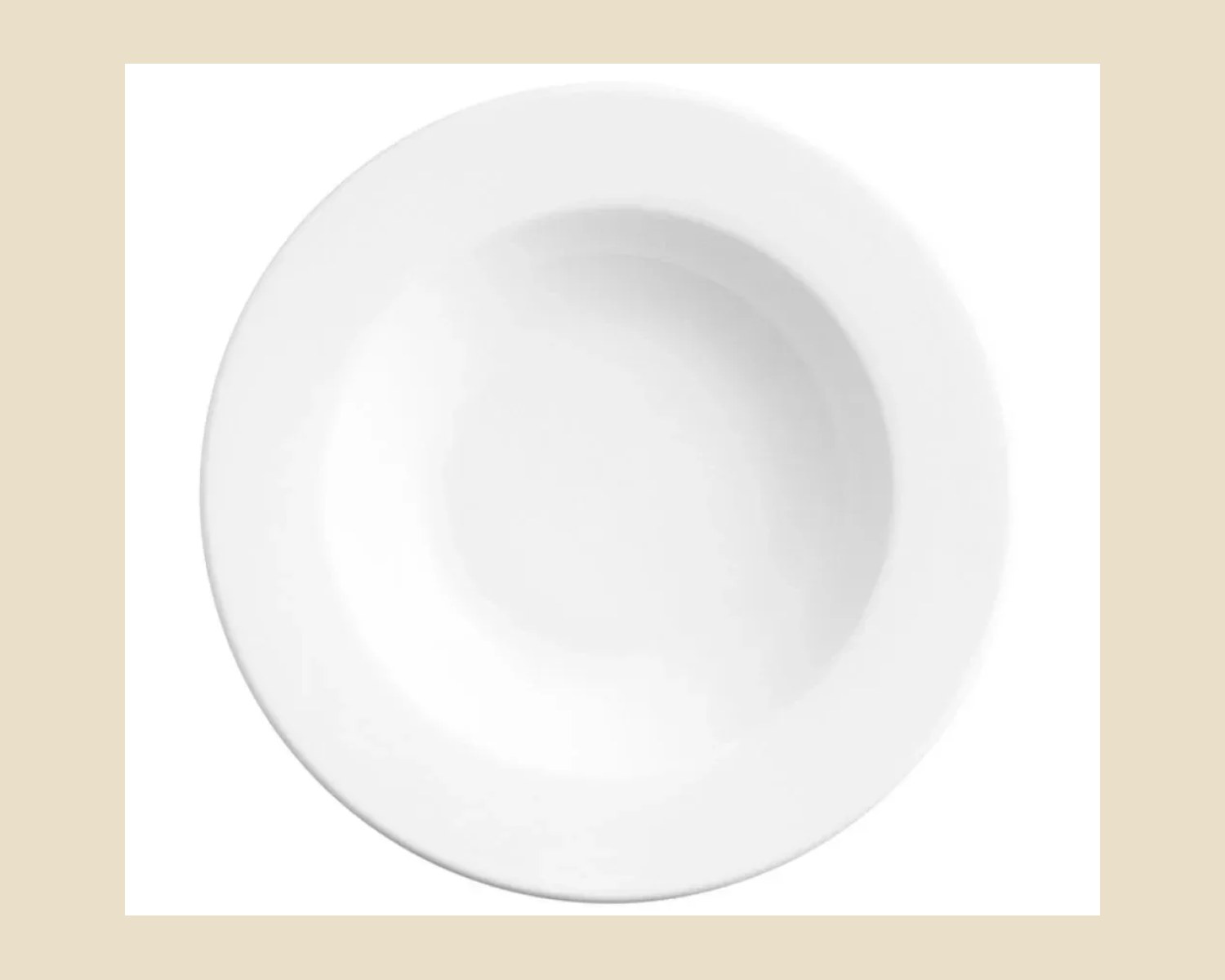 Caja de 6 piezas Plato Pasta Blanco Polar de 30 cm | Anfora — Platos artesanal de Tonalá, Jalisco