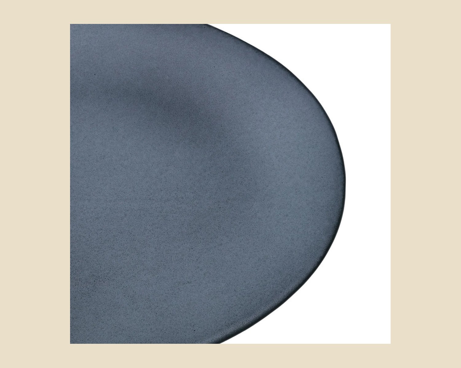 Platón Oval OTB 34 cm | Gris Denali Mate