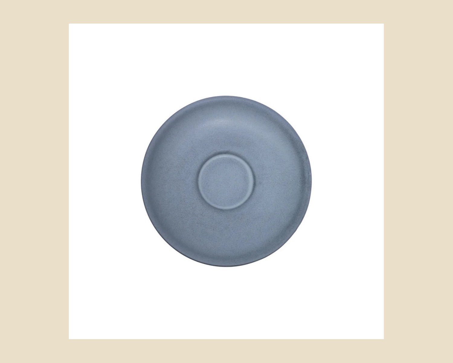 Plato para Taza Capuchino 16 cm | Gris Denali Mate