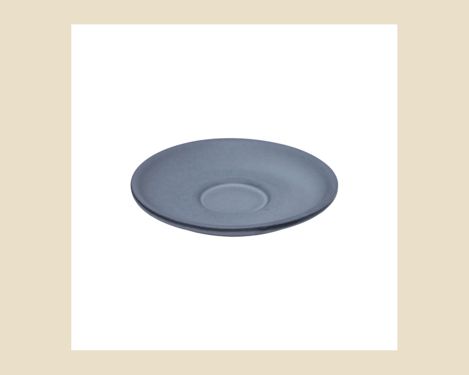 Plato para Taza Capuchino 16 cm | Gris Denali Mate