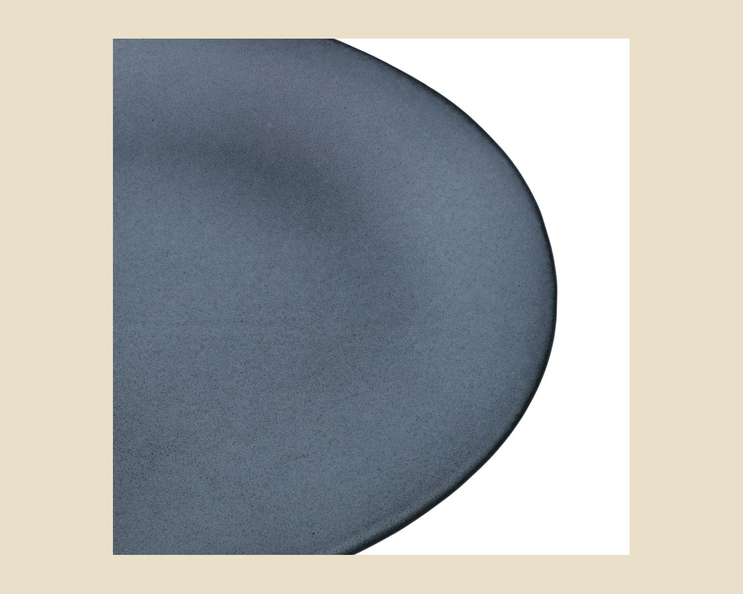 Platón Oval OTB 34 cm | Gris Denali Mate — vista 3 de 3