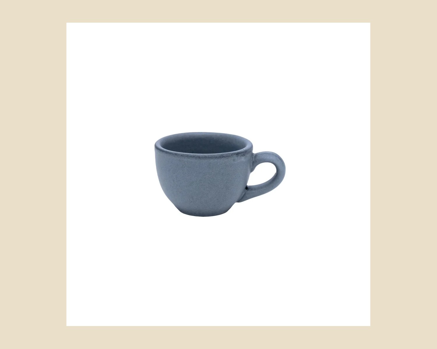 Taza Espresso 90 cc | Gris Denali Mate — Platos artesanal de madera, hecho a mano en Tonalá, Jalisco