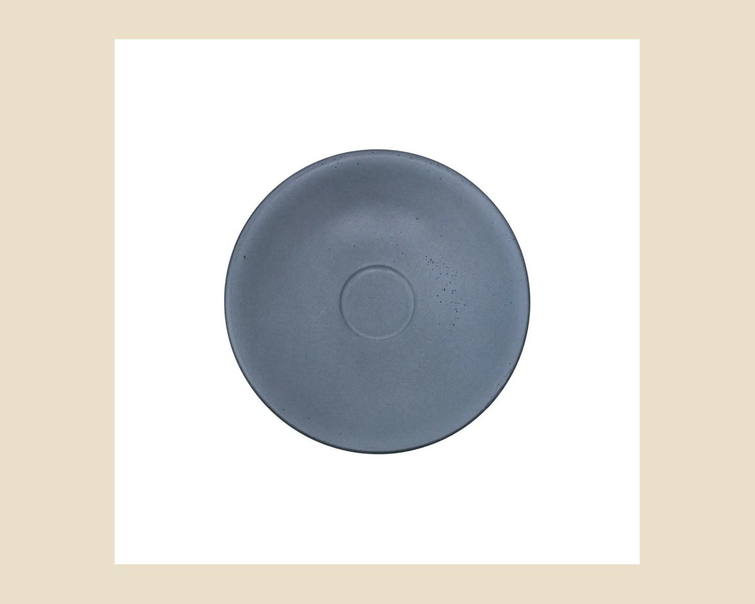 Plato para Taza Espresso 13 cm | Gris Denali Mate — Platos artesanal de madera, hecho a mano en Tonalá, Jalisco