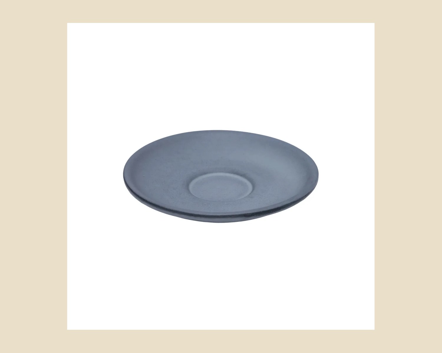 Plato para Taza Capuchino 16 cm | Gris Denali Mate — vista 2 de 3