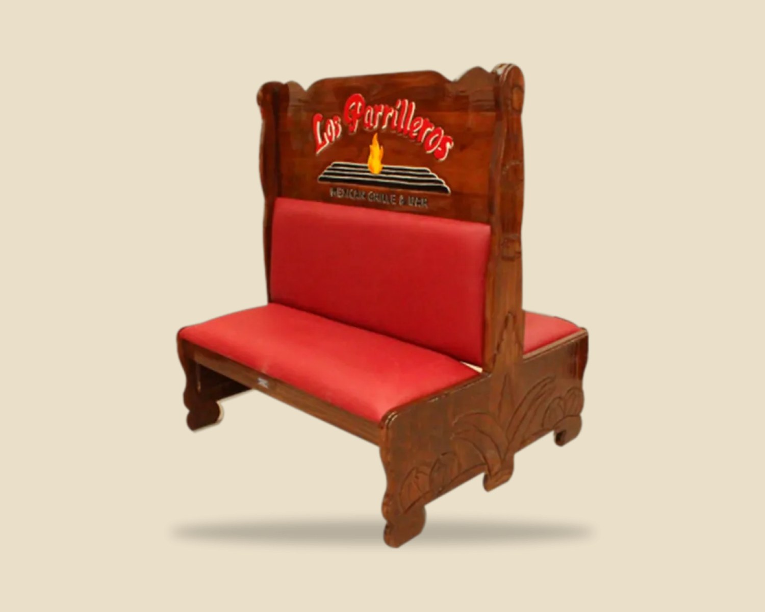 Parrilleros Rojo — Rustico Pintado artesanal de Tonalá, Jalisco