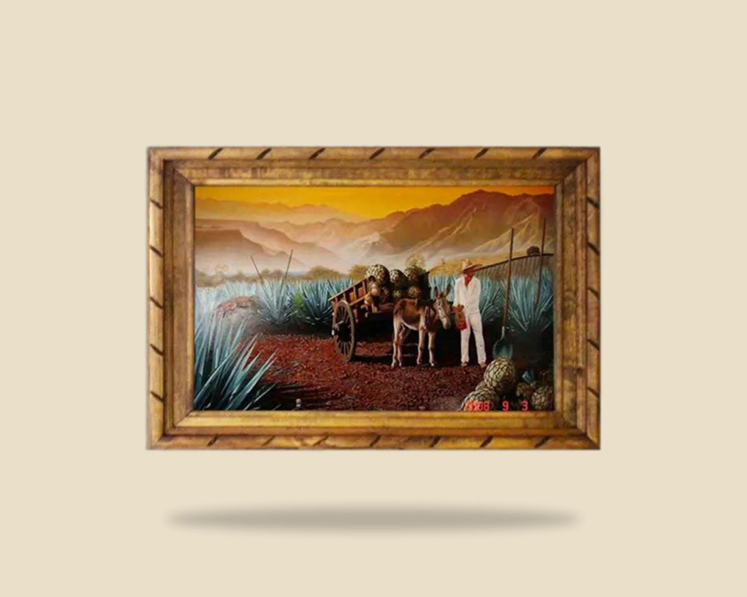 Escena Mexicana 002 — Cuadros artesanal de Tonalá, Jalisco