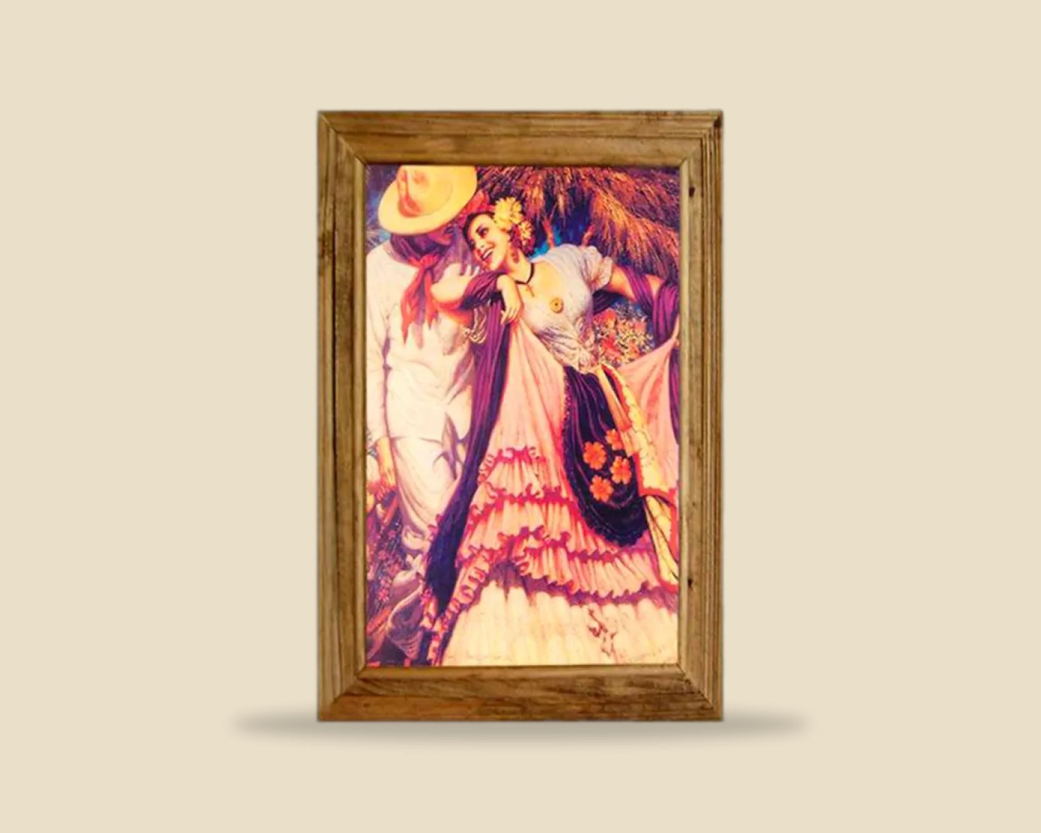 Escena Mexicana 005 — Cuadros artesanal de Tonalá, Jalisco