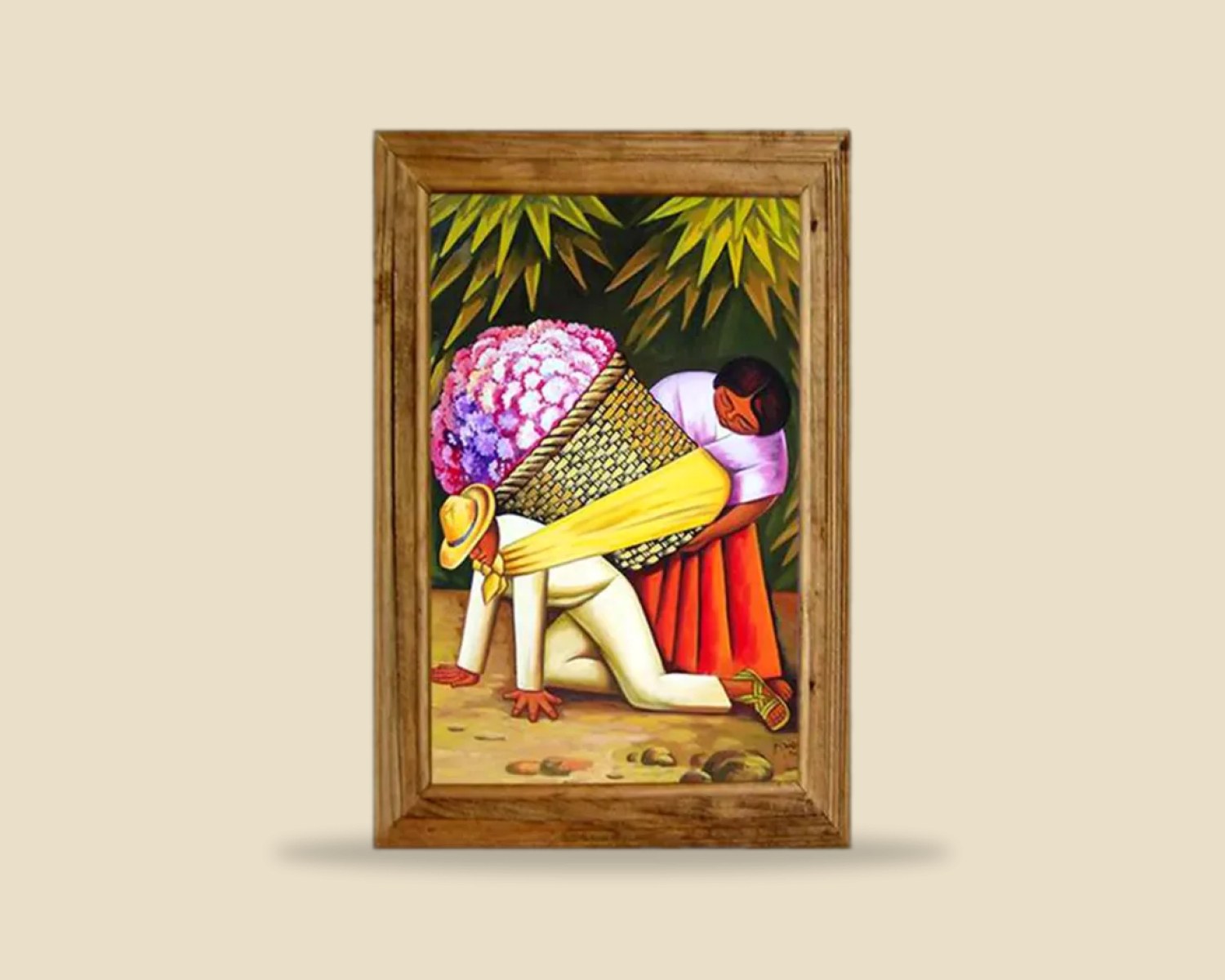 Escena Mexicana 006 — Cuadros artesanal de Tonalá, Jalisco