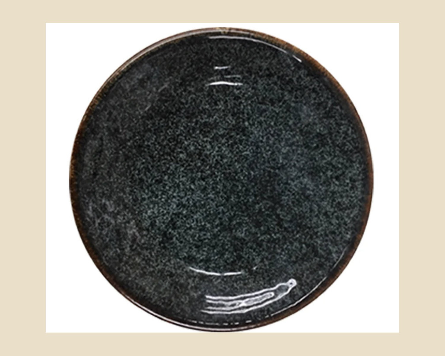 Plato Trinche de 27 cm Negro | Cabo