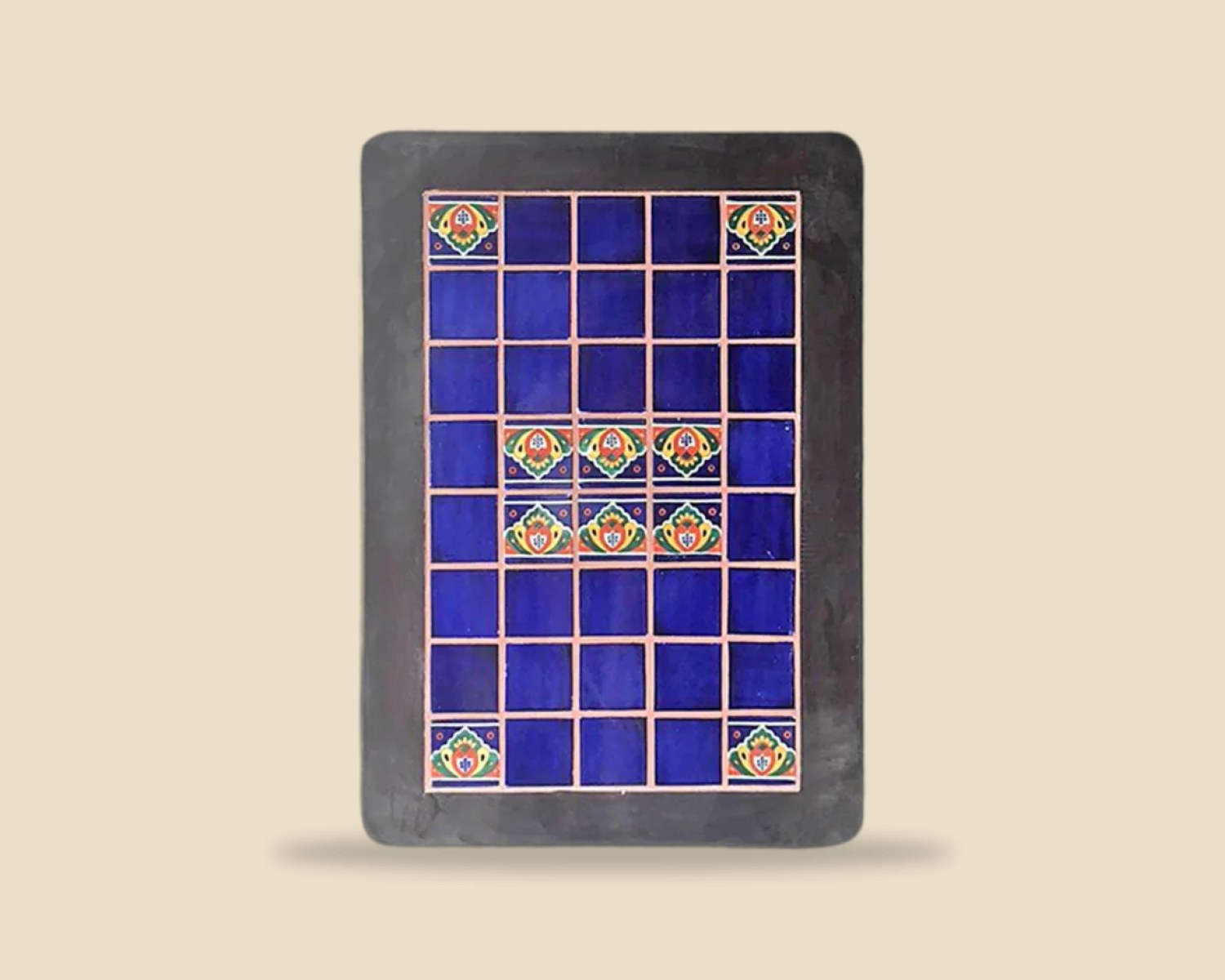 Azulejo 002 — Mesa con Azulejo artesanal de Tonalá, Jalisco