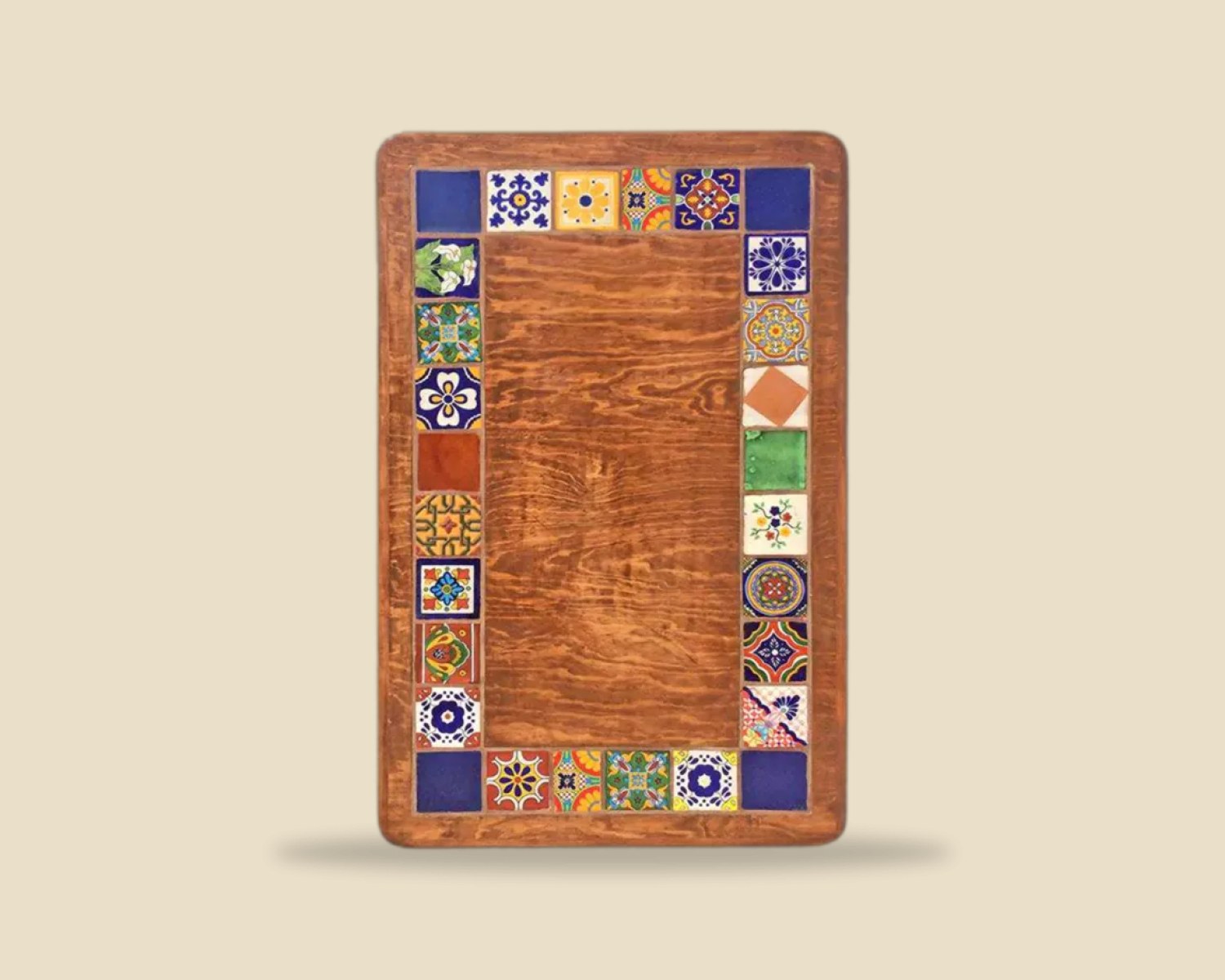 Español 019 — Mesa Española artesanal de madera, hecho a mano en Tonalá, Jalisco