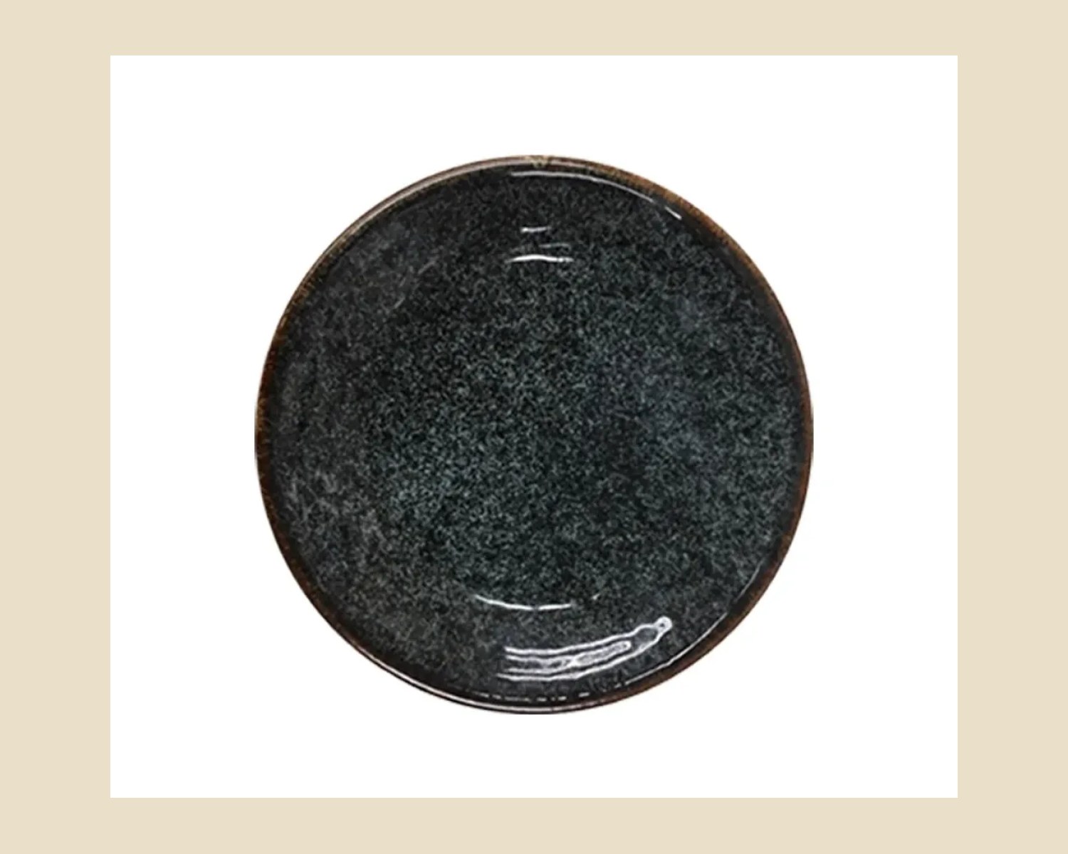 Plato Trinche de 19 cm Negro | Cabo — Platos artesanal de madera, hecho a mano en Tonalá, Jalisco