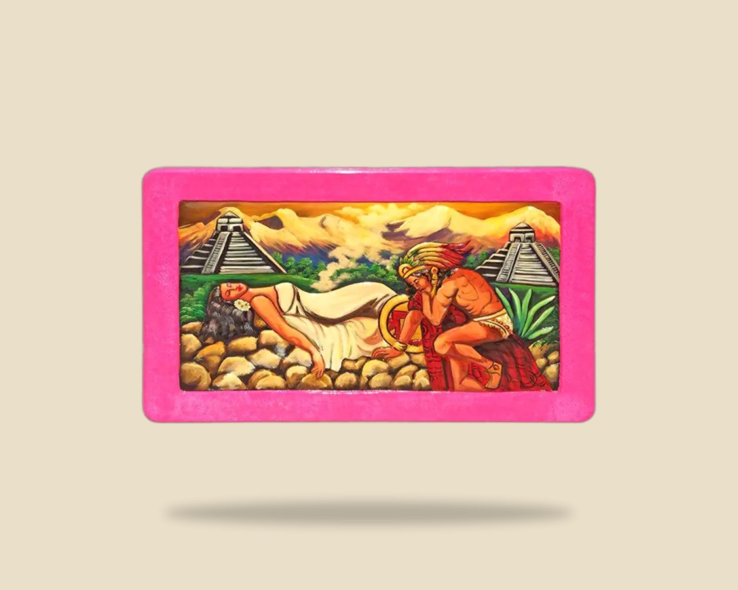 Mesa Grabadas 008 — Tallado Artistico artesanal de Tonalá, Jalisco