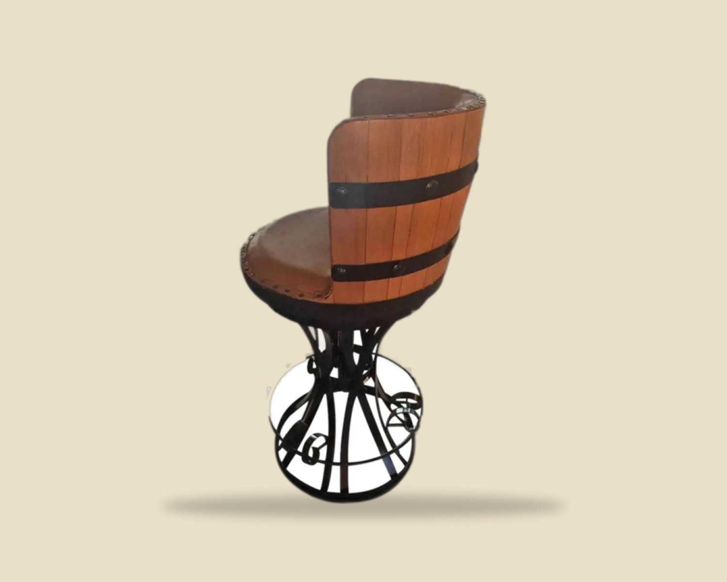Silla de barril — vista 3 de 4