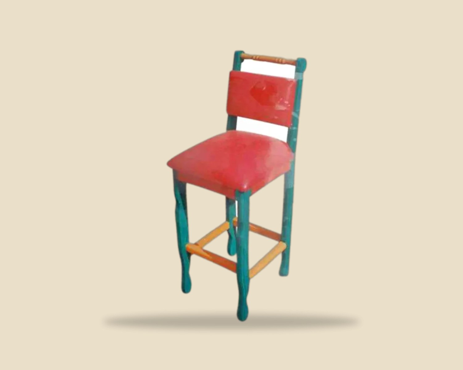 Silla de colores — Sillas de Bar artesanal de madera, hecho a mano en Tonalá, Jalisco