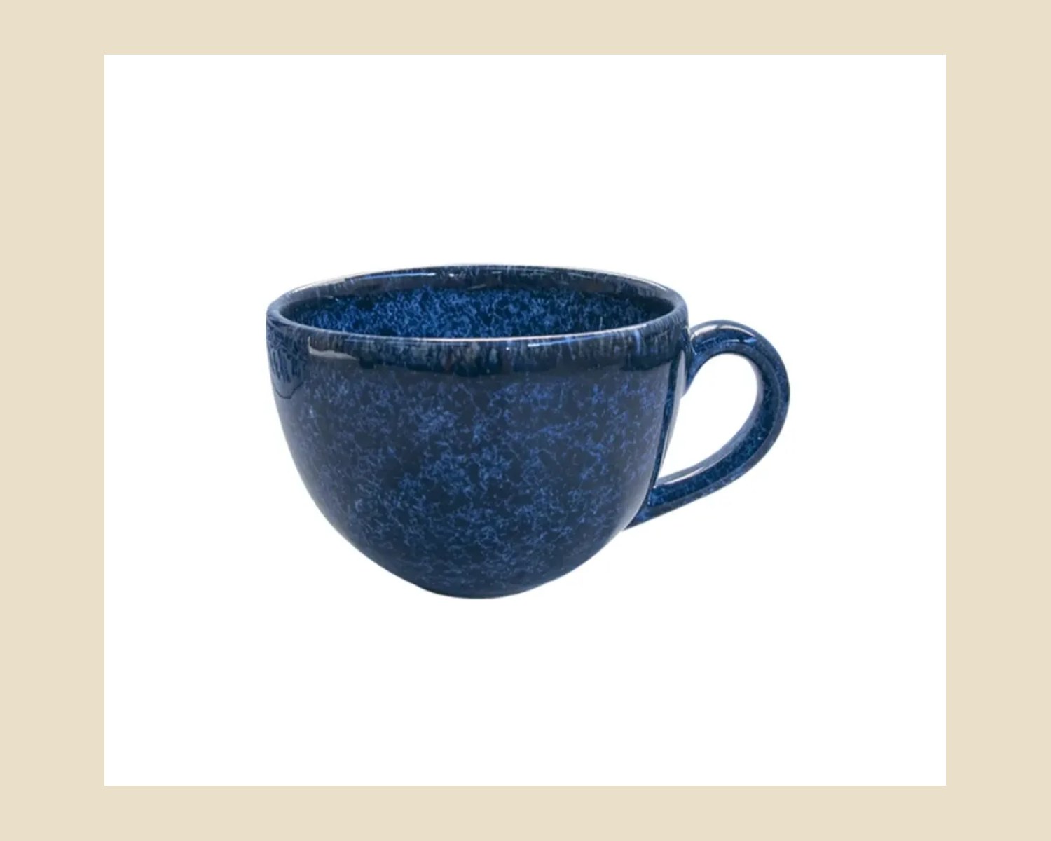 Taza Latte de 473 cc Índigo | Cabo — Platos artesanal de madera, hecho a mano en Tonalá, Jalisco
