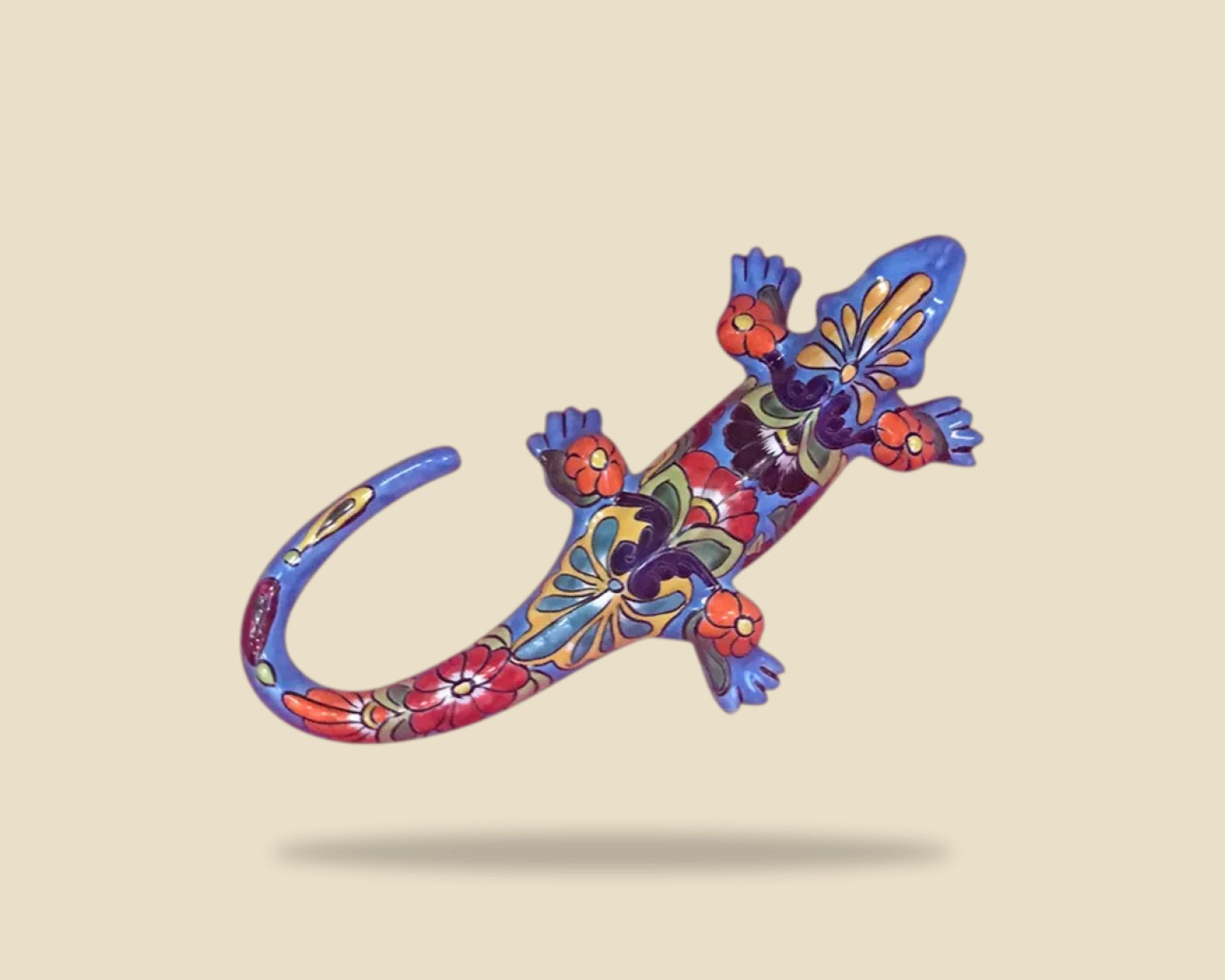 Lagartijas de pared — Ceramica y Talavera artesanal de madera, hecho a mano en Tonalá, Jalisco
