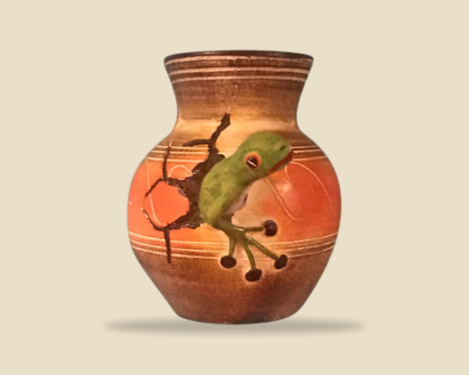 Cantaros con lagartijas — Ceramica y Talavera artesanal de madera, hecho a mano en Tonalá, Jalisco