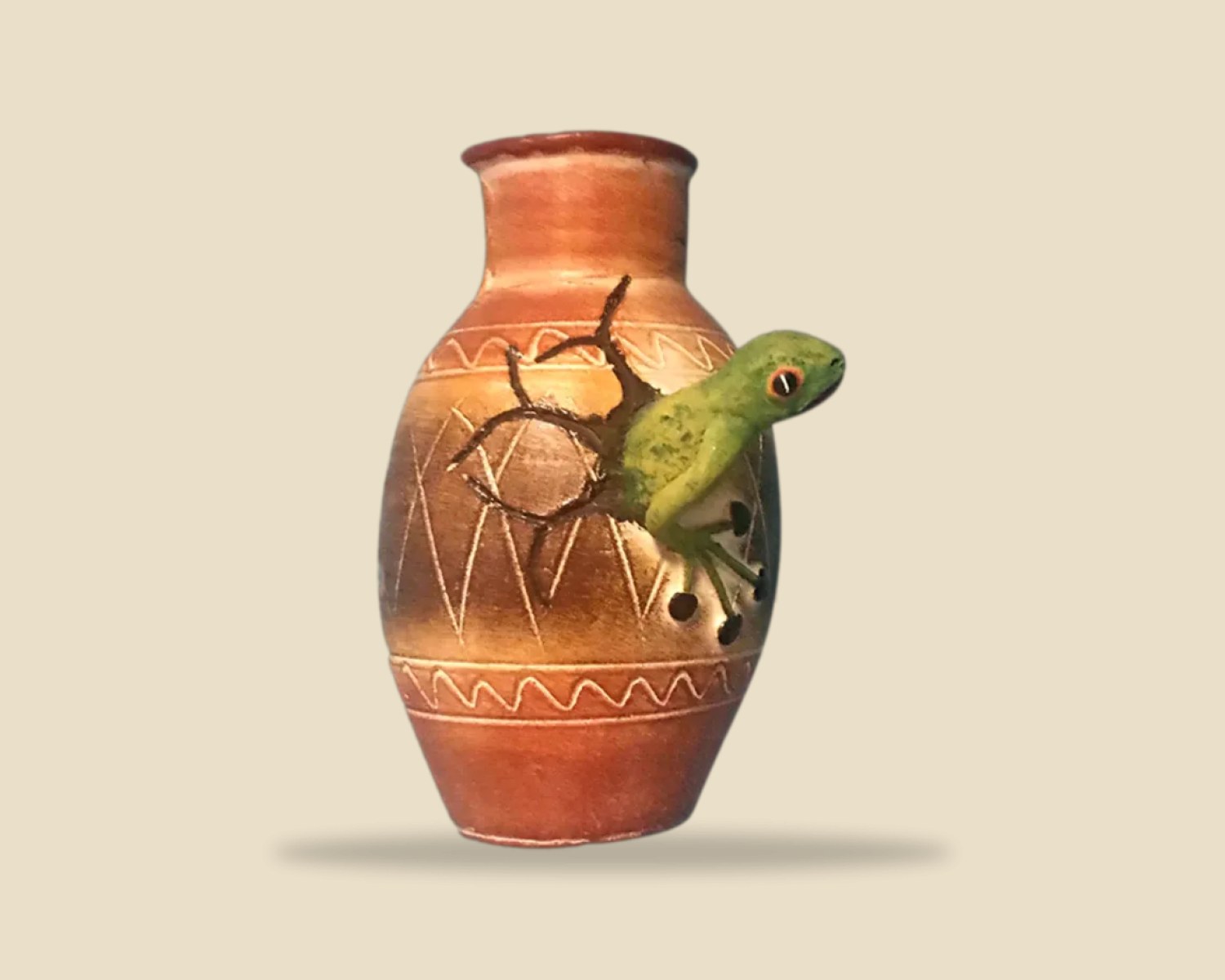 Cantaros con lagartijas — vista 2 de 2