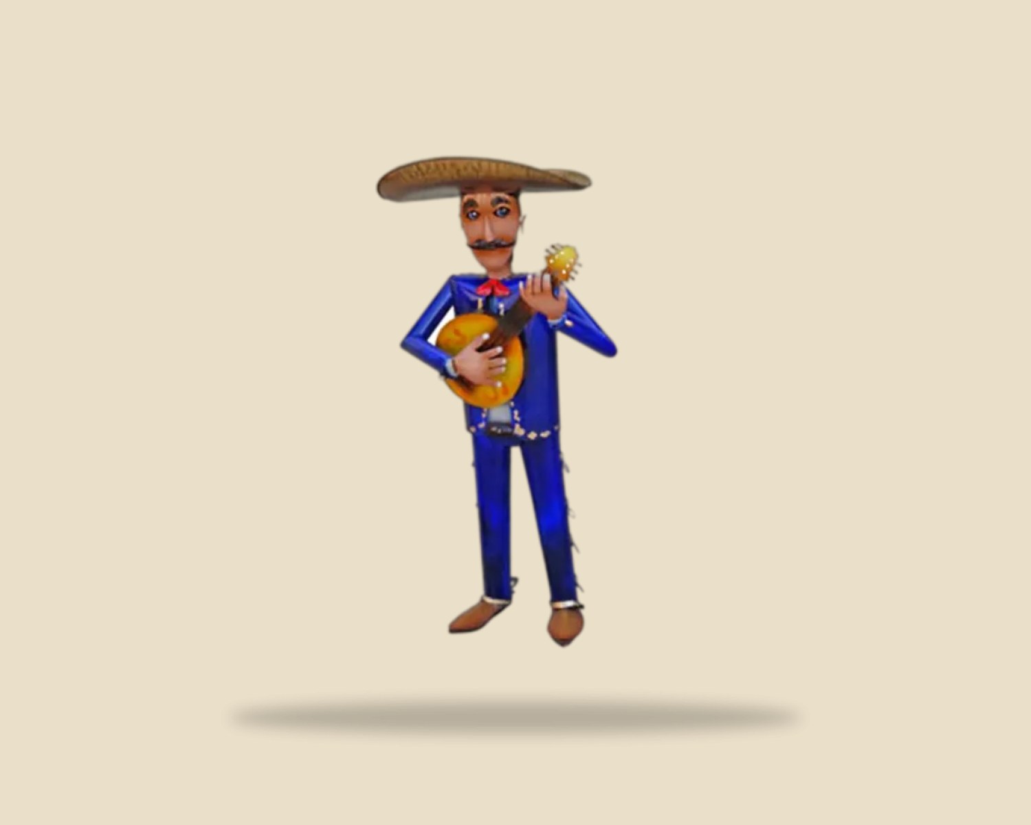 Mariachi Fierro Pintado 2 — Fierro Forjado Decor artesanal de Tonalá, Jalisco