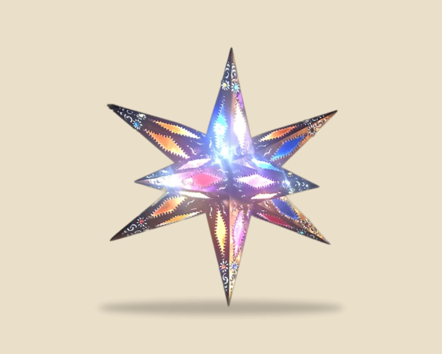 Estrella con colores — vista 2 de 2