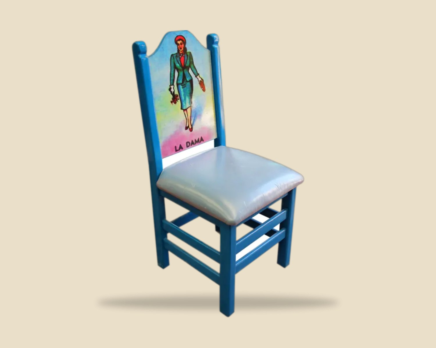 La Dama — Loteria Mexicana artesanal de madera, hecho a mano en Tonalá, Jalisco