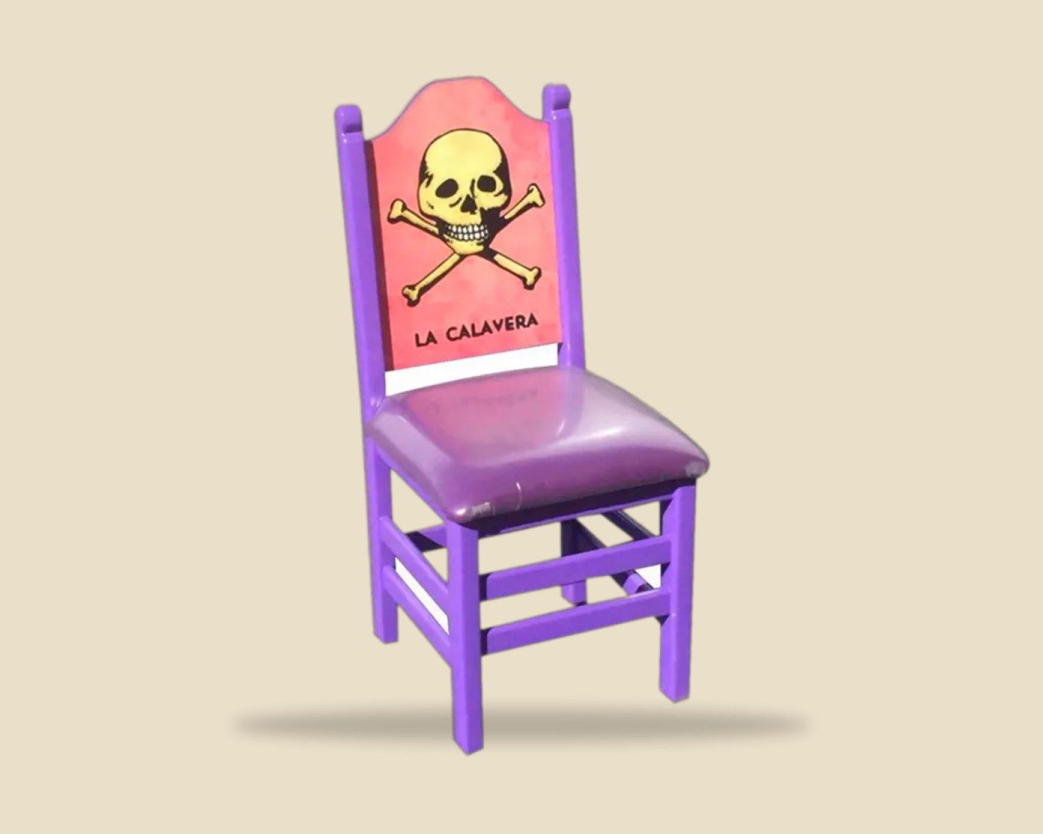 La Calavera — Loteria Mexicana artesanal de madera, hecho a mano en Tonalá, Jalisco