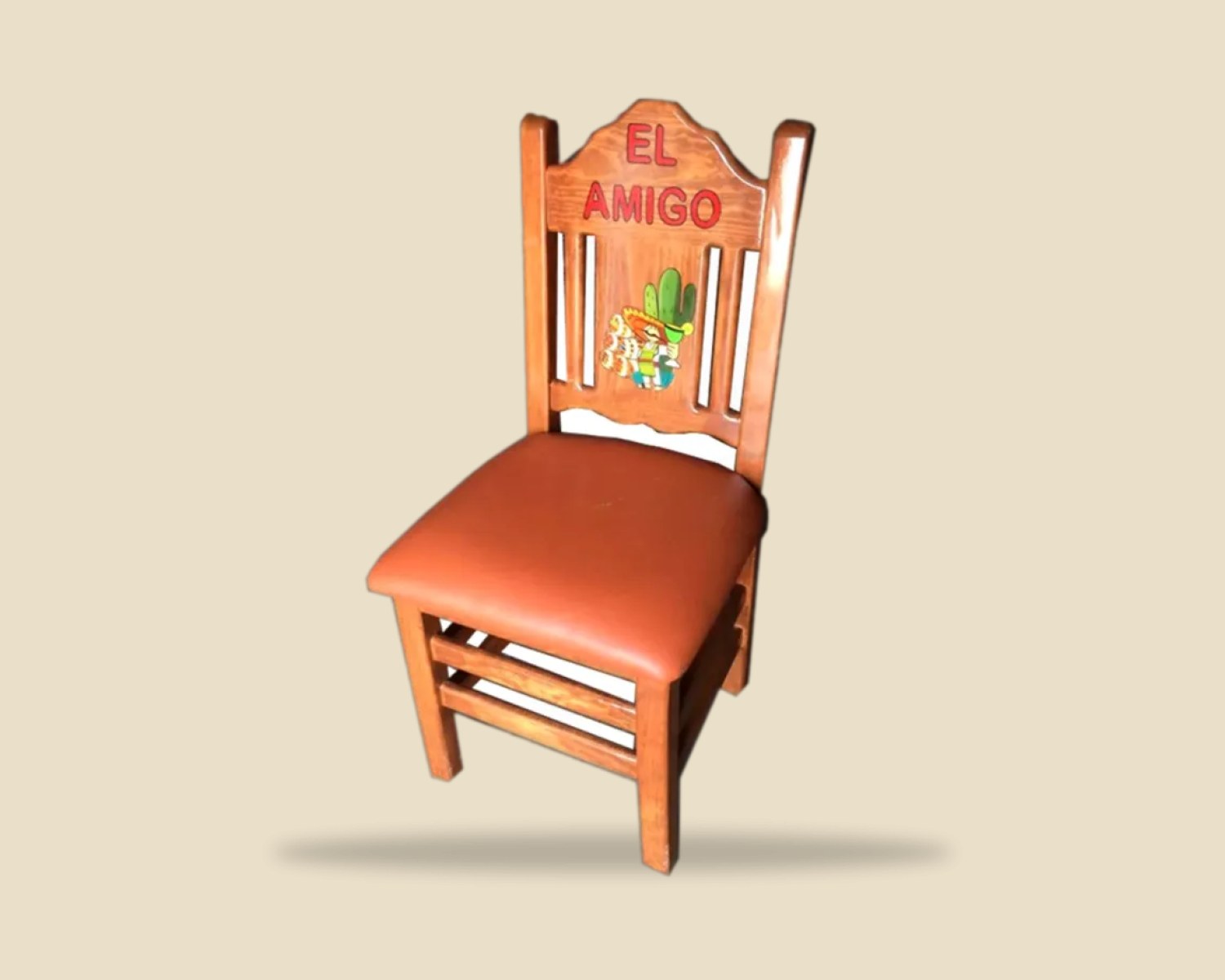 Cactus Amigo — Sillas Rusticas artesanal de madera, hecho a mano en Tonalá, Jalisco