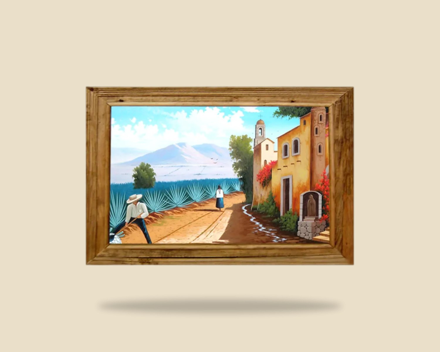 Escena Mexicana 034 — Cuadros artesanal de Tonalá, Jalisco