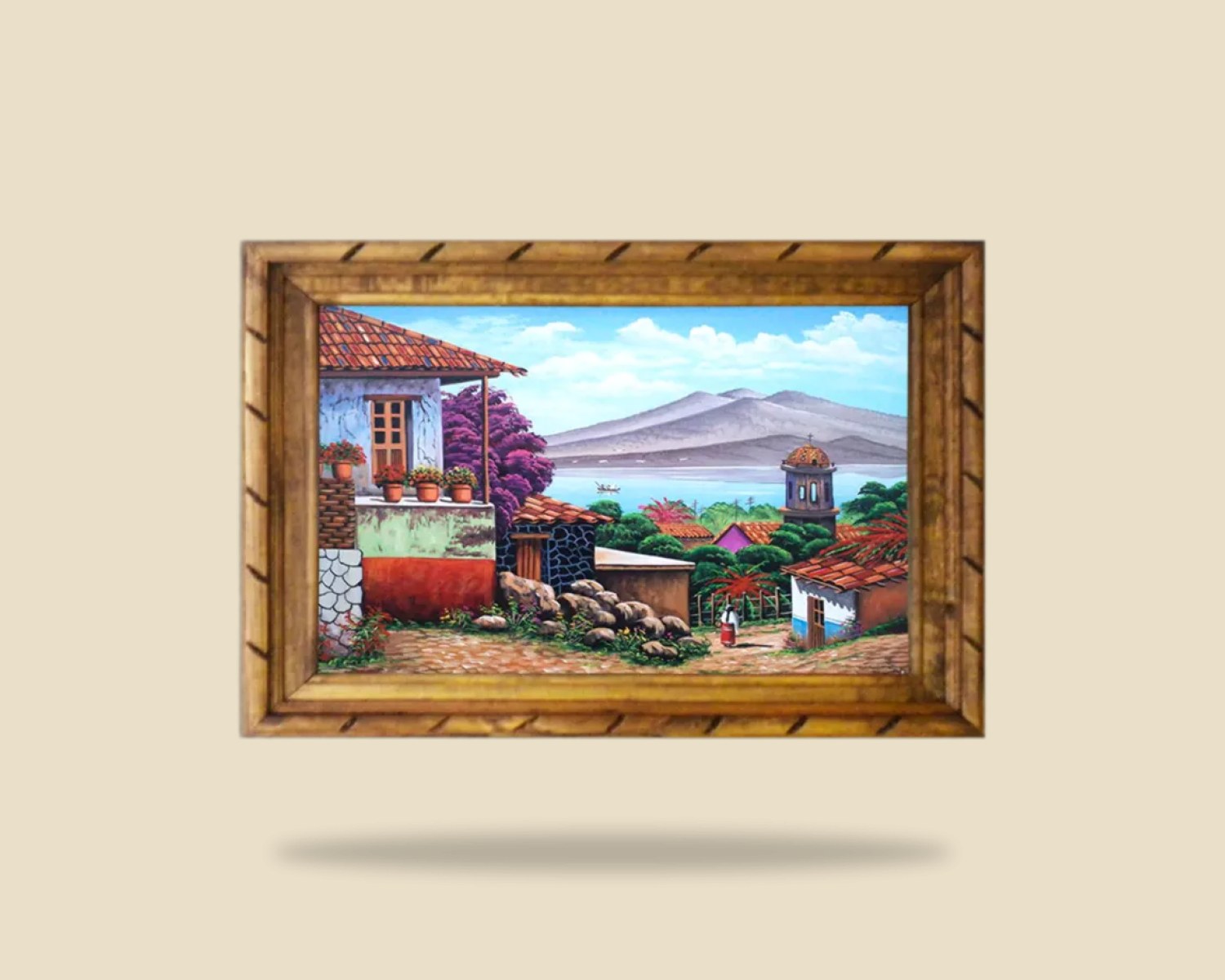 Escena Mexicana 054 — Cuadros artesanal de Tonalá, Jalisco