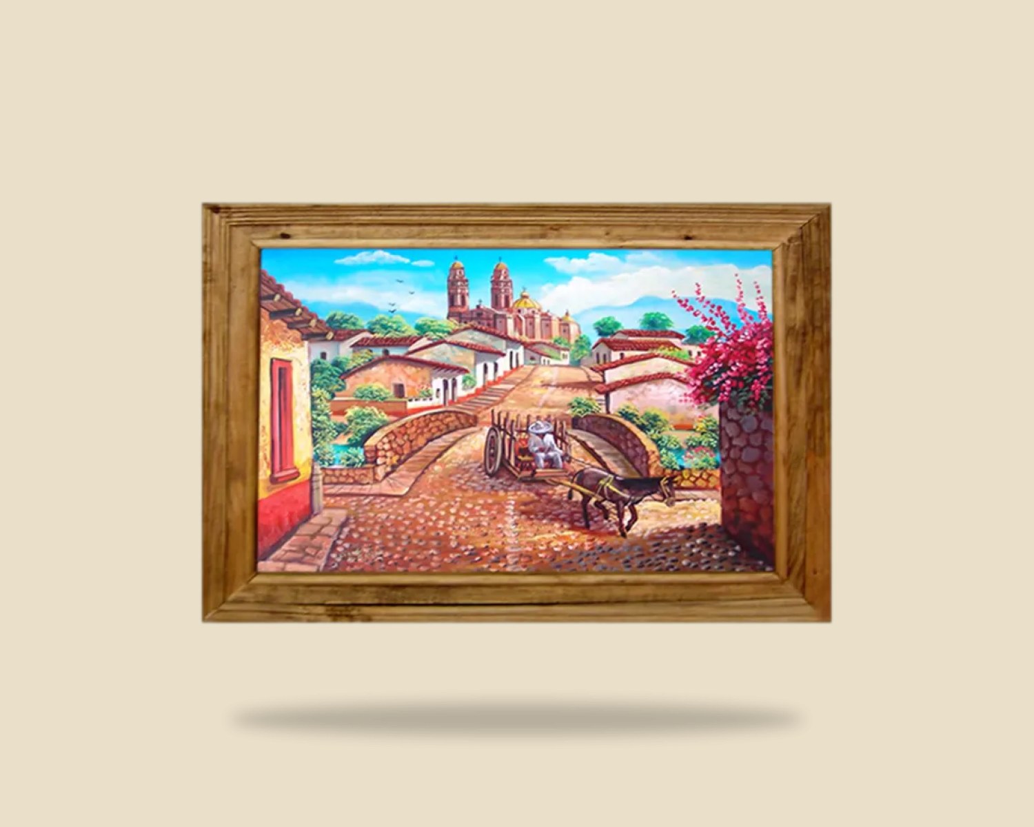 Escena Mexicana 078 — Cuadros artesanal de Tonalá, Jalisco