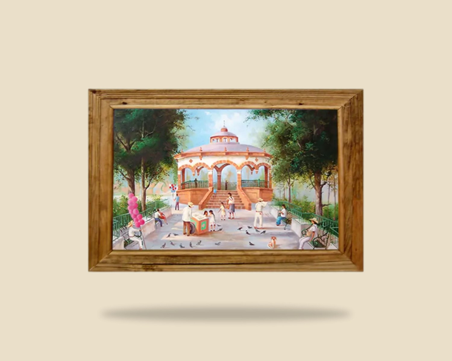 Escena Mexicana 079 — Cuadros artesanal de Tonalá, Jalisco