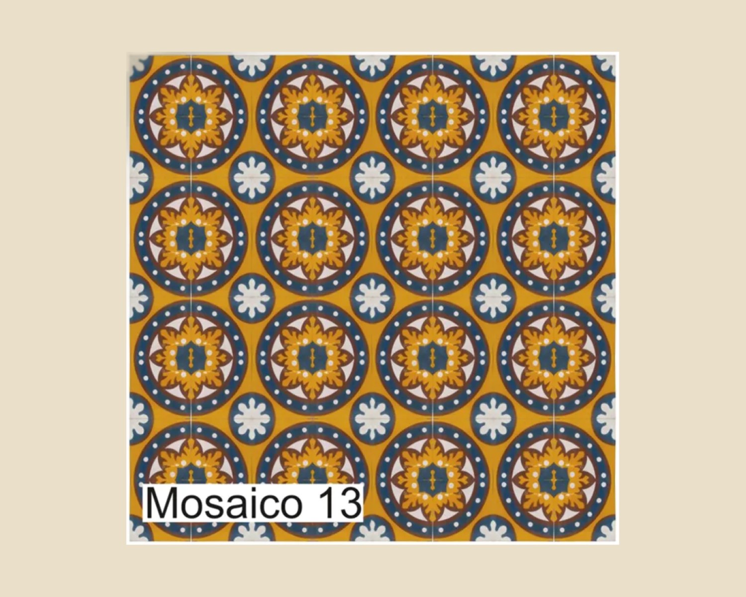 Piso 13 — Pisos artesanal de Tonalá, Jalisco