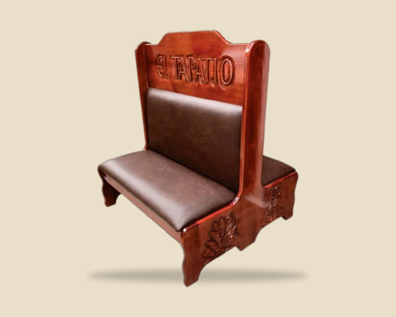 Tapatio B — Booth Rustico artesanal de madera, hecho a mano en Tonalá, Jalisco