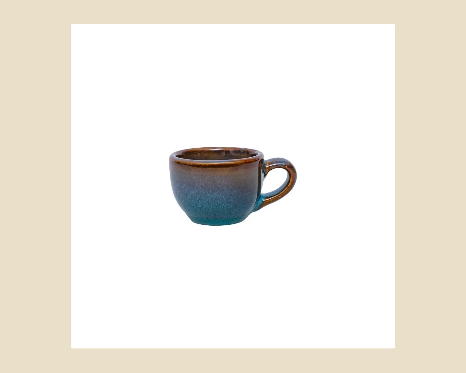 Taza Espresso 88 cc | Plana Caribe — Platos artesanal de madera, hecho a mano en Tonalá, Jalisco