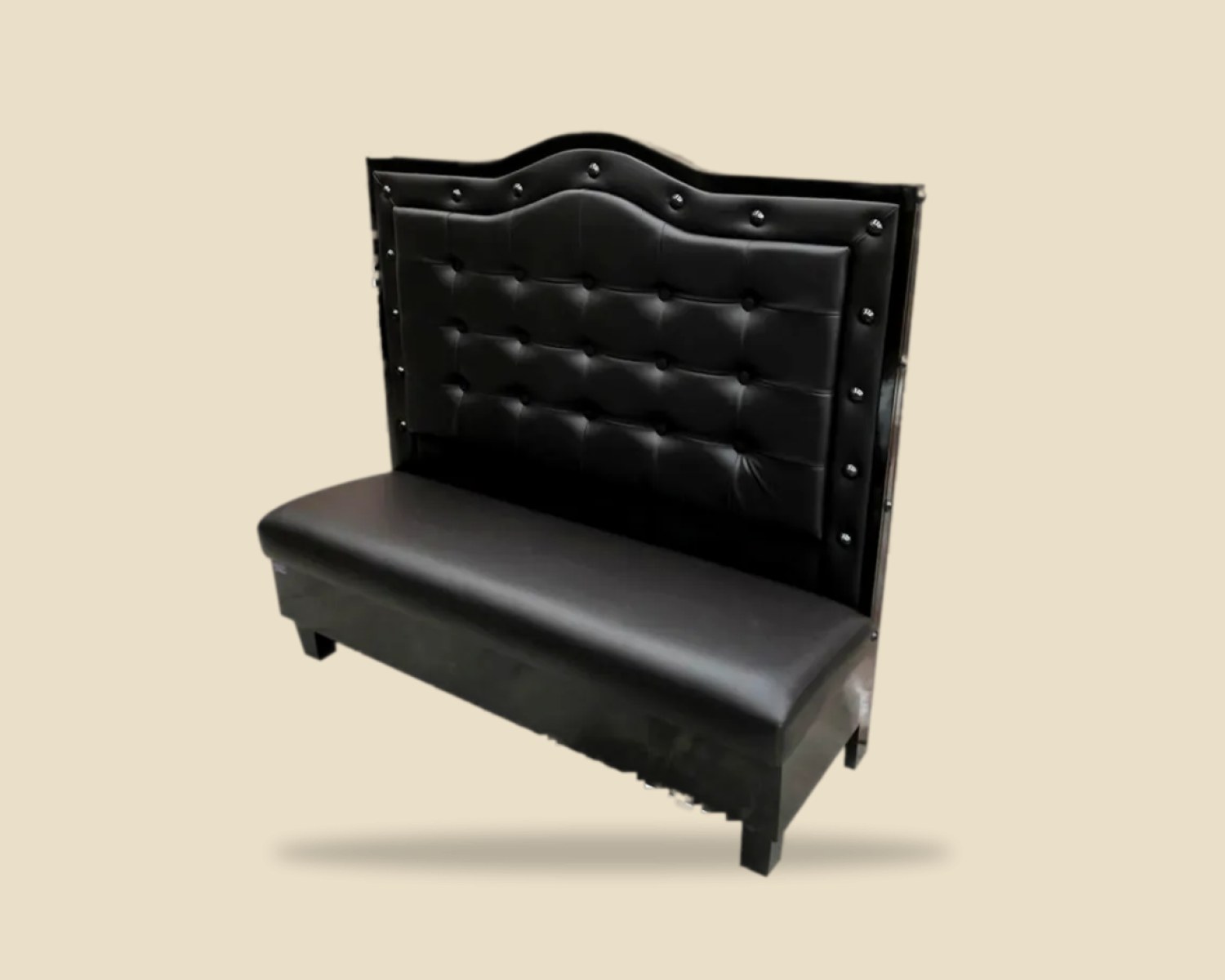 Negro — Booth Moderno artesanal de madera, hecho a mano en Tonalá, Jalisco