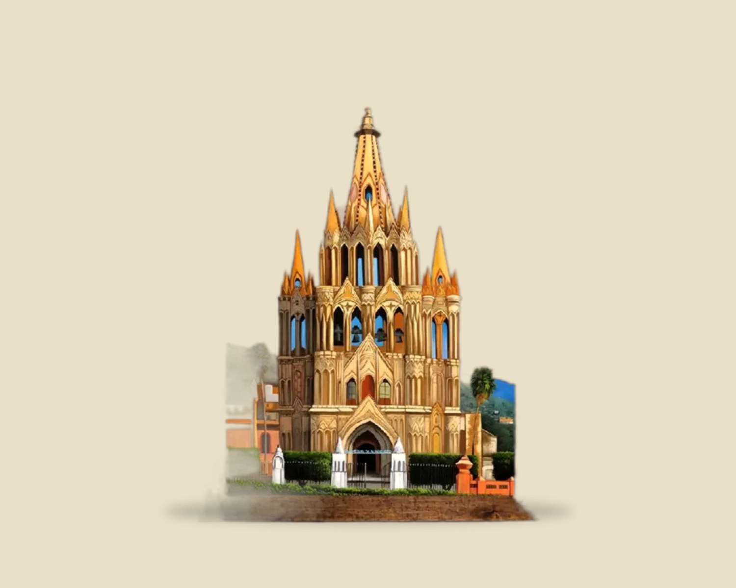 Escena Mexicana 086 — Cuadros artesanal de Tonalá, Jalisco