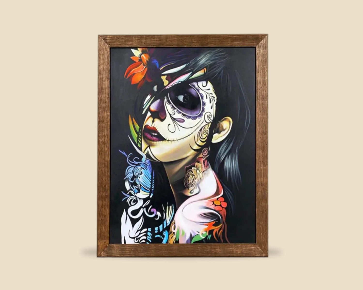 Catrina 02 — Cuadros artesanal de Tonalá, Jalisco