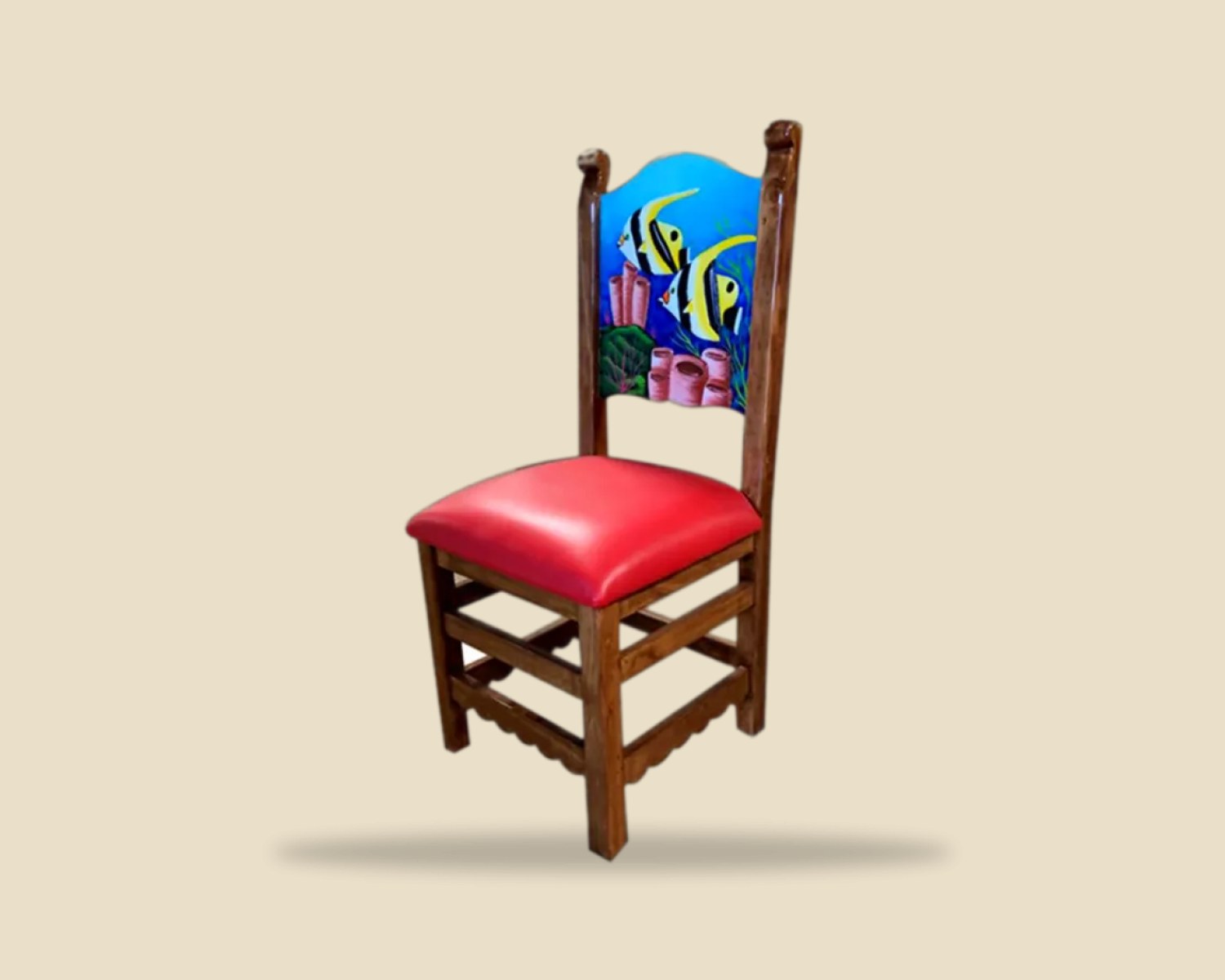 Tallado Artistico 046 — Silla Artistica artesanal de Tonalá, Jalisco