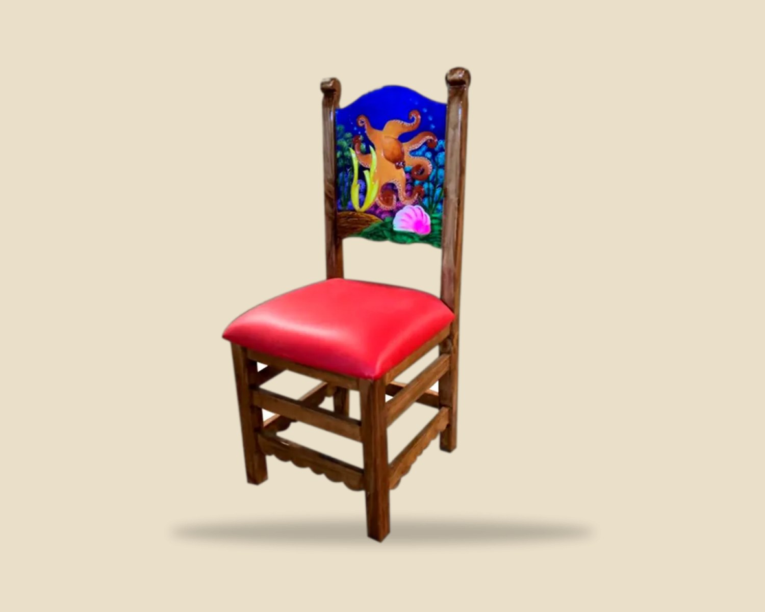 Tallado Artistico 047 — Silla Artistica artesanal de Tonalá, Jalisco