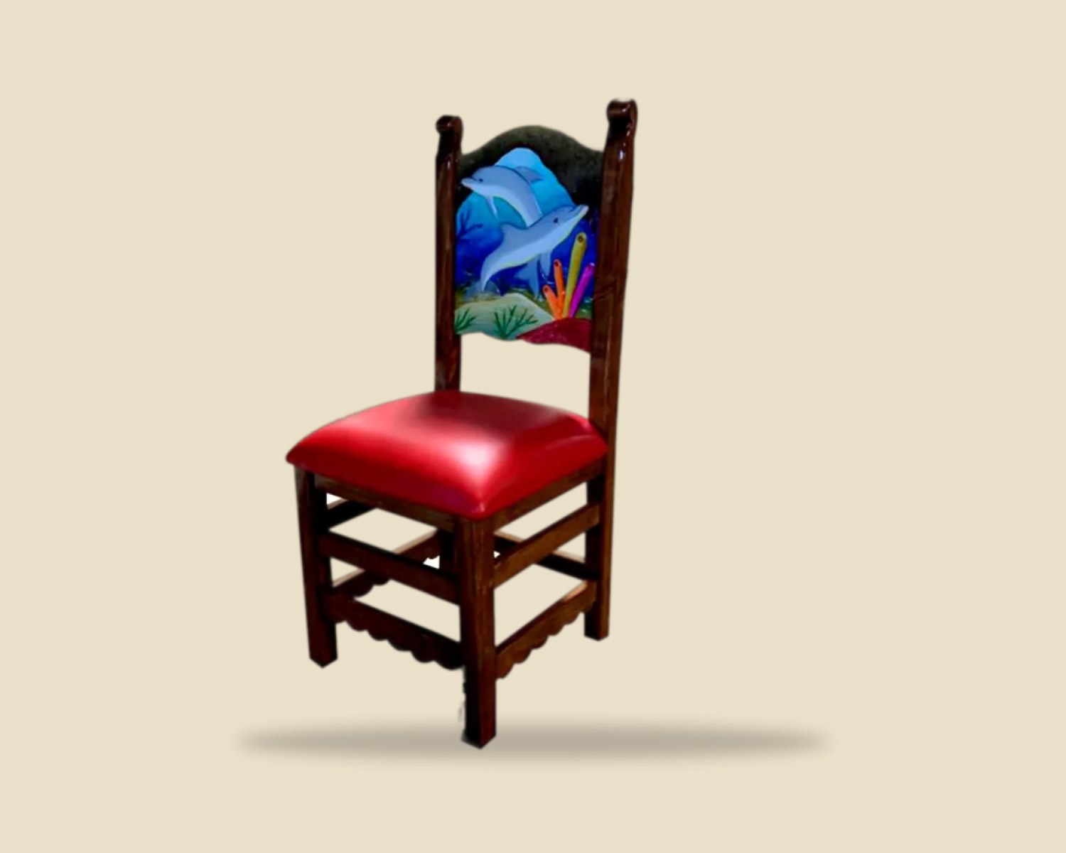 Tallado Artistico 048 — Silla Artistica artesanal de Tonalá, Jalisco