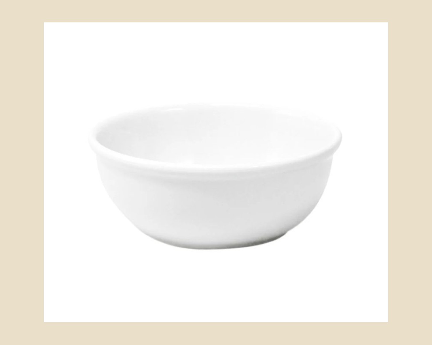 Caja de 24 piezas Tazón Cereal Blanco Polar de 500 cc | Anfora