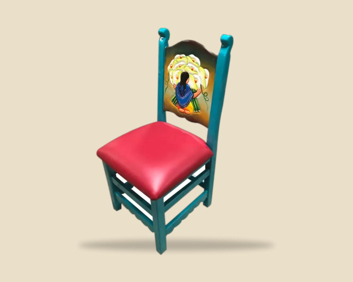 Tallado Artistico 057 — Silla Artistica artesanal de Tonalá, Jalisco