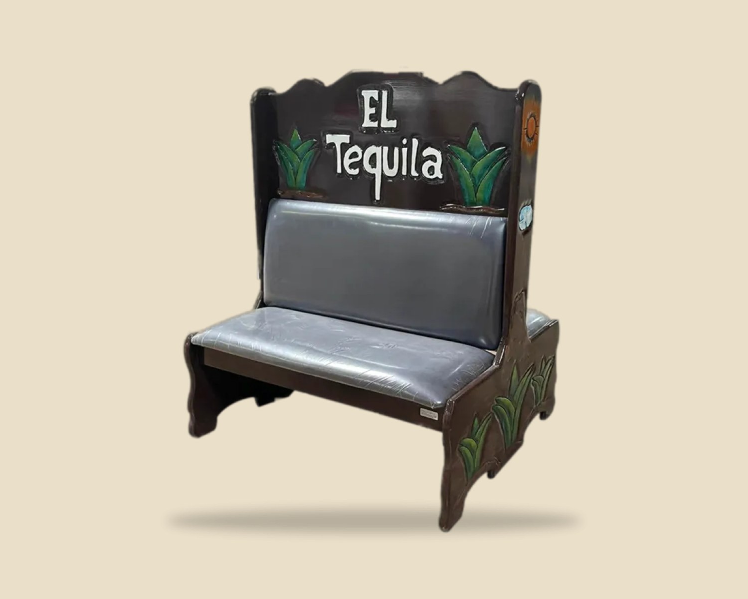Tequila agave — Rustico Pintado artesanal de madera, hecho a mano en Tonalá, Jalisco